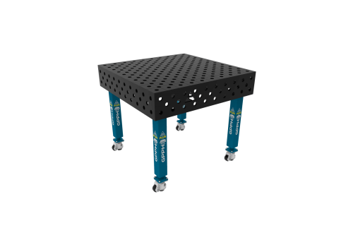 TABLE SOUD TRAD. PLUS 1000X1000 GRILLE DIAG. Ø28 ROUL. HORS TRANSPORT