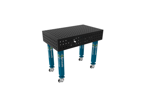 TABLE SOUD TRAD. PLUS 1000X600 GRILLE 50X50 Ø16 ROUL. HORS TRANSPORT