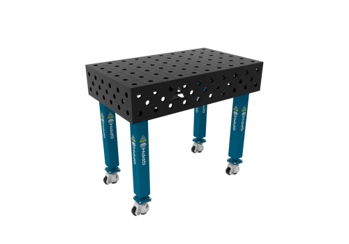 TABLE SOUD TRAD. PLUS 1000X600 GRILLE 100X100 Ø28 ROUL. HORS TRANSPORT