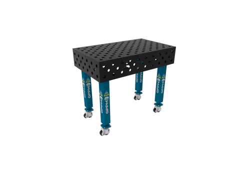 TABLE SOUD TRAD. PLUS 1000X600 GRILLE DIAG. Ø28 ROUL. HORS TRANSPORT