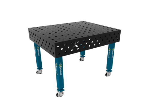 TABLE SOUD TRAD. PLUS 1200X1000 GRILLE 100X100 Ø28 ROUL. HORS TRANSPORT