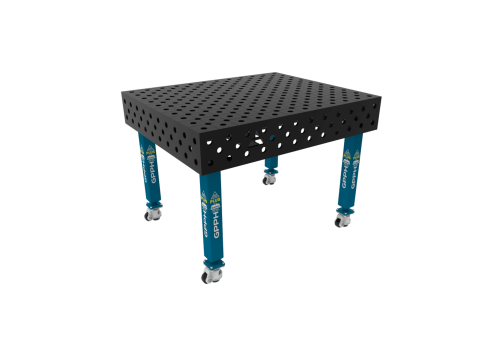 TABLE SOUD TRAD. PLUS 1200X1000 GRILLE DIAG. Ø28 ROUL. HORS TRANSPORT