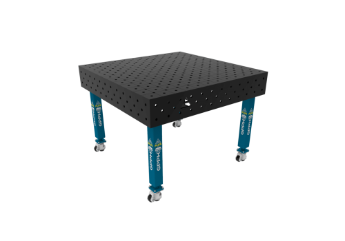 TABLE SOUD TRAD. PLUS 1200X1200 GRILLE DIAG. Ø16 ROUL. HORS TRANSPORT