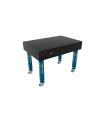 TABLE SOUD TRAD. PLUS 1200X800 GRILLE 100X100 Ø16 ROUL. HORS TRANSPORT