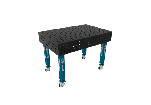 TABLE SOUD TRAD. PLUS 1200X800 GRILLE 50X50 Ø16 ROUL. HORS TRANSPORT