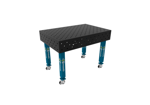 TABLE SOUD TRAD. PLUS 1200X800 GRILLE DIAG. Ø16 ROUL. HORS TRANSPORT