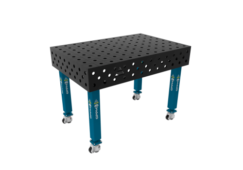 TABLE SOUD TRAD. PLUS 1200X800 GRILLE 100X100 Ø28 ROUL. HORS TRANSPORT