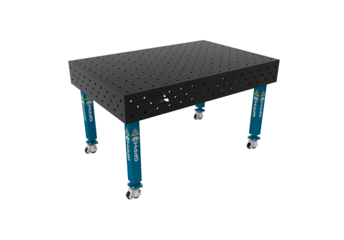 TABLE SOUD TRAD. PLUS 1500X1000 GRILLE 100X100 Ø16 ROUL. HORS TRANSPORT