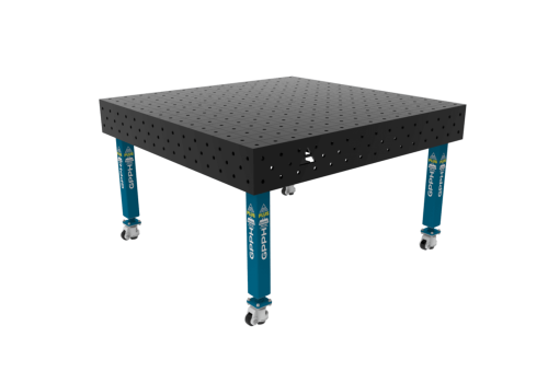 TABLE SOUD TRAD. PLUS 1500X1480 GRILLE 100X100 Ø16 ROUL. HORS TRANSPORT