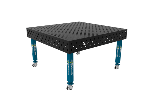 TABLE SOUD TRAD. PLUS 1500X1480 GRILLE DIAG. Ø28 ROUL. HORS TRANSPORT