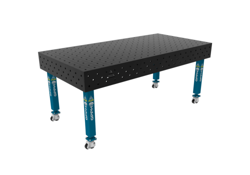 TABLE SOUD TRAD. PLUS 2000X1000 GRILLE 100X100 Ø16 ROUL. HORS TRANSPORT