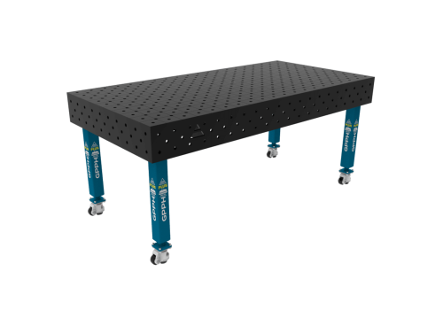 TABLE SOUD TRAD. PLUS 2000X1000 GRILLE DIAG. Ø16 ROUL. HORS TRANSPORT