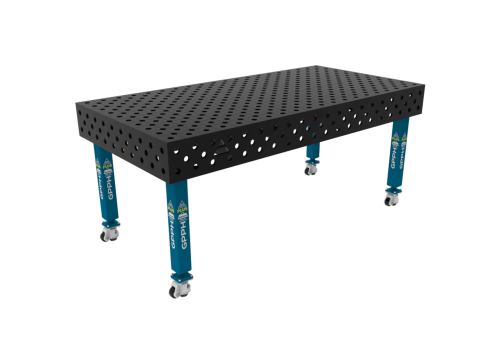 TABLE SOUD TRAD. PLUS 2000X1000 GRILLE DIAG. Ø28 ROUL. HORS TRANSPORT