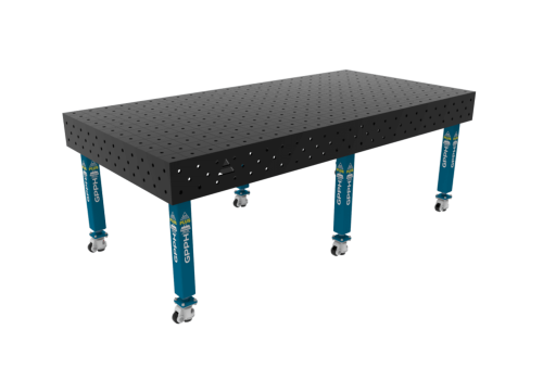 TABLE SOUD TRAD. PLUS 2400X1200 GRILLE 100X100 Ø16 ROUL. HORS TRANSPORT