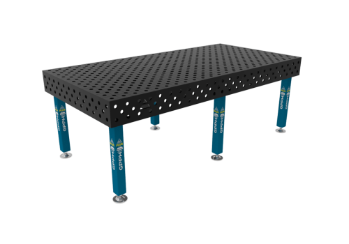 TABLE SOUD TRAD. PLUS 2400X1200 GRILLE DIAG. Ø28 HORS TRANSPORT