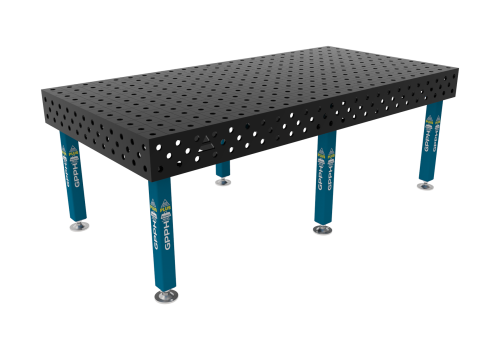 TABLE SOUD TRAD. PLUS 2400X1200 GRILLE 100X100 Ø28 HORS TRANSPORT