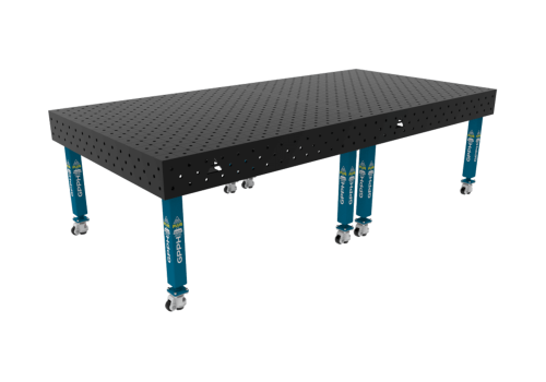 TABLE SOUD TRAD. PLUS 3000X1480 GRILLE DIAG. Ø16 ROUL. HORS TRANSPORT