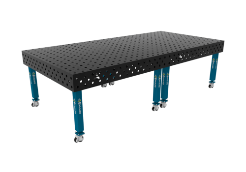 TABLE SOUD TRAD. PLUS 3000X1480 GRILLE 100X100 Ø28 ROUL. HORS TRANSPORT