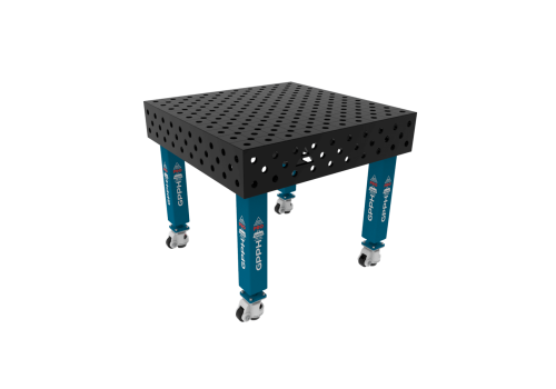 TABLE SOUD TRAD. PRO 1000X1000 GRILLE DIAG. Ø28 ROUL. HORS TRANSPORT