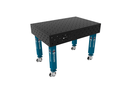 TABLE SOUD TRAD. PRO 1200X1000 GRILLE 100X100 Ø16 ROUL. HORS TRANSPORT