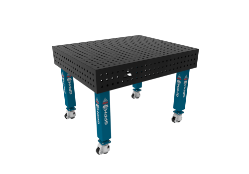 TABLE SOUD TRAD. PRO 1200X1000 GRILLE 50X50 Ø16 ROUL. HORS TRANSPORT