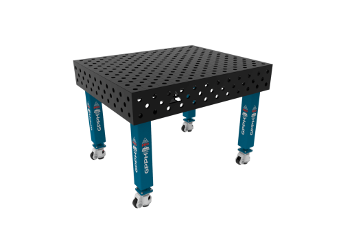 TABLE SOUD TRAD. PRO 1200X1000 GRILLE DIAG. Ø28 ROUL. HORS TRANSPORT