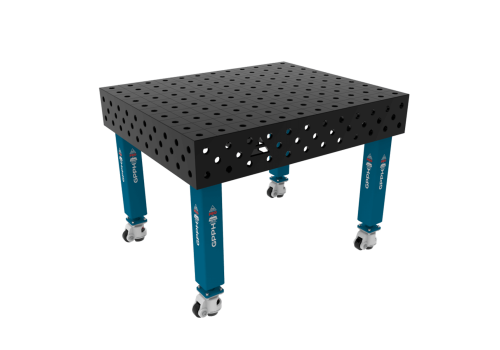 TABLE SOUD TRAD. PRO 1200X1200 GRILLE 100X100 Ø28 ROUL. HORS TRANSPORT