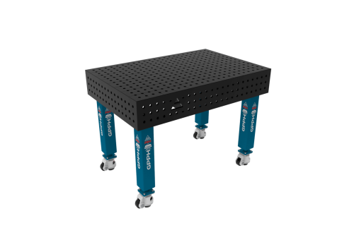 TABLE SOUD TRAD. PRO 1200X800 GRILLE 50X50 Ø16 ROUL. HORS TRANSPORT