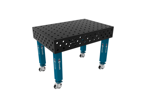 TABLE SOUD TRAD. PRO 1200X800 GRILLE 100X100 Ø28 ROUL. HORS TRANSPORT