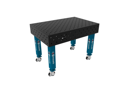 TABLE SOUD TRAD. PRO 1200X800 GRILLE DIAG. Ø16 ROUL. HORS TRANSPORT