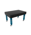 TABLE SOUD TRAD. PRO 1500X1000 GRILLE DIAG. Ø16 ROUL. HORS TRANSPORT