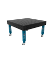 TABLE SOUD TRAD. PRO 1500X1480 GRILLE DIAG. Ø16 ROUL. HORS TRANSPORT