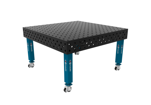 TABLE SOUD TRAD. PRO 1500X1480 GRILLE 100X100 Ø28 ROUL. HORS TRANSPORT