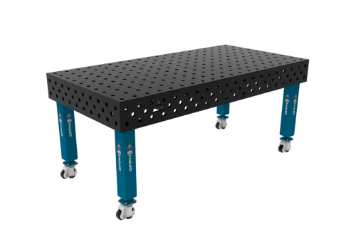 TABLE SOUD TRAD. PRO 2000X1000 GRILLE 100X100 Ø28 ROUL. HORS TRANSPORT