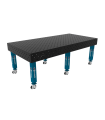TABLE SOUD TRAD. PRO 2400X1200 GRILLE DIAG. Ø16 ROUL. HORS TRANSPORT