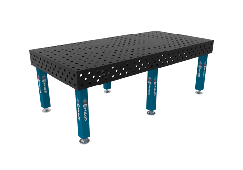 TABLE SOUD TRAD. PRO 2400X1200 GRILLE 100X100 Ø28 HORS TRANSPORT