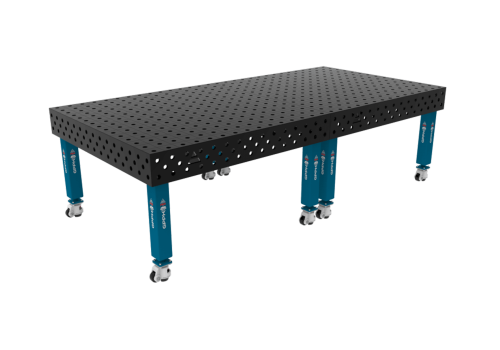 TABLE SOUD TRAD. PRO 3000X1480 GRILLE 100X100 Ø28 ROUL. HORS TRANSPORT