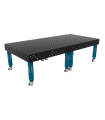 TABLE SOUD TRAD. PRO 3000X1480 GRILLE 100X100 Ø28 ROUL. HORS TRANSPORT