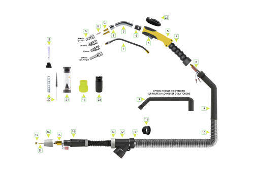 TORCHE MIG/MAG ASPIRANTE MA252