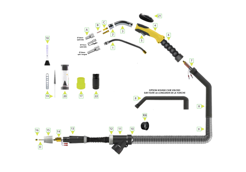 TORCHE MIG/MAG ASPIRANTE MA302