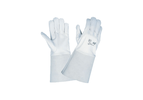 GANTS TIG CUIR FLEUR DE CHEVRE MANCHETTE CROUTE