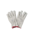 GANTS CUIR BLANC TOUT FLEUR BOVIN SERRAGE ELASTIQUE