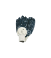 GANTS NITRILES BLEU ENDUCTION LEGERE DOS AERE COTON