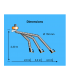 KIT DEXTRACTION GAINE SOUPLE LONGUEUR 3M